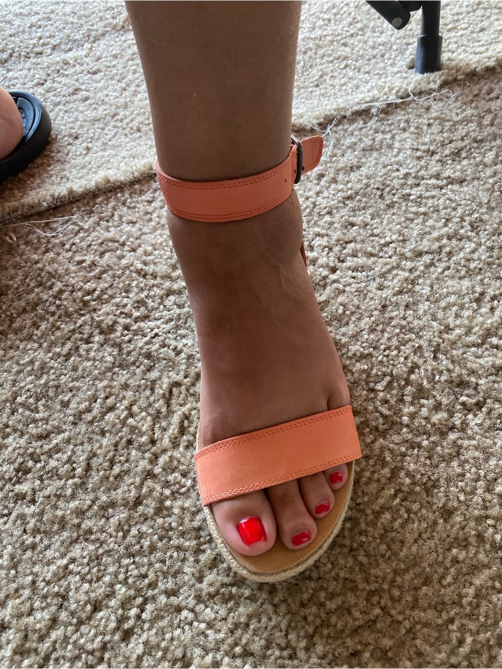 Womens Coral Ankle-Strap Sandal